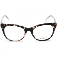 Guess Unisex Eyeglasses - Coloured Havana and Transparent Cat Eye Frame | GU2770 055 ,