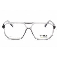 Guess Unisex Eyeglasses - Full Rim Aviator Shaped Grey Plastic Frame | GU8252 020 ,