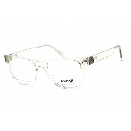 Guess Unisex Eyeglasses - Full Rim Rectangular Shiny Light Green Frame | GU8248 093 ,