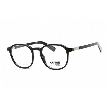 Guess Unisex Eyeglasses - Full Rim Square Shape Shiny Black Plastic Frame | GU8251 001 ,