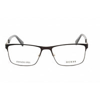Guess Unisex Eyeglasses - Matte Gunmetal Stainless Steel Rectangular | GU1928-N 009 ,