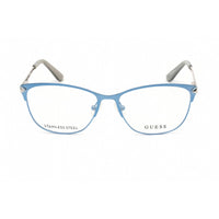Guess Unisex Eyeglasses - Matte Light Blue Metal Cat Eye Shape Frame | GU2755 085 ,