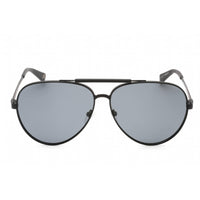 Guess Unisex Sunglasses - Full Rim Matte Black Metal Rectangular Frame | GU5209 02D ,