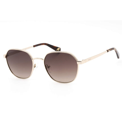 Guess Unisex Sunglasses - Gold Tone Full-Rim Geometric Metal Frame | GU5215 32F ,