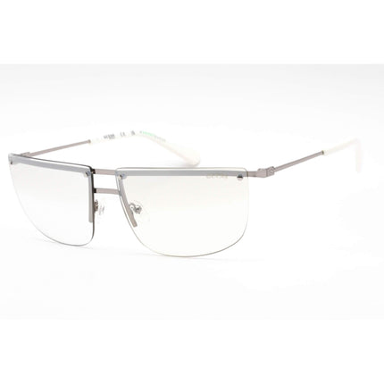 Guess Unisex Sunglasses - Nickletin Metal Frame Smoke Mirror Lenses | GU8256 10C ,