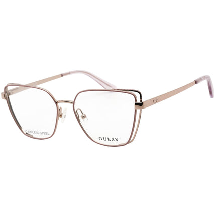 Guess Women's Eyeglasses - Adjustable Nose Pads Rose Gold/Pink Frame | GU2793 074 ,