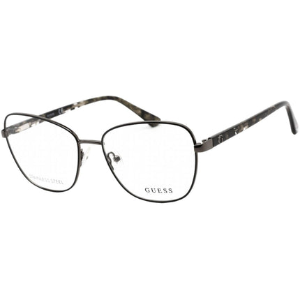 Guess Women's Eyeglasses - Adjustable Nose Pads Shiny Black Metal Frame | GU2815 001 ,