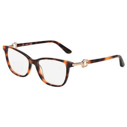 Guess Women's Eyeglasses - Blonde Havana Full Rim Acetate Square Frame | GU2856-S 053 ,