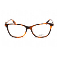 Guess Women's Eyeglasses - Blonde Havana Plastic Square Shape Frame | GU2856-S 053 ,