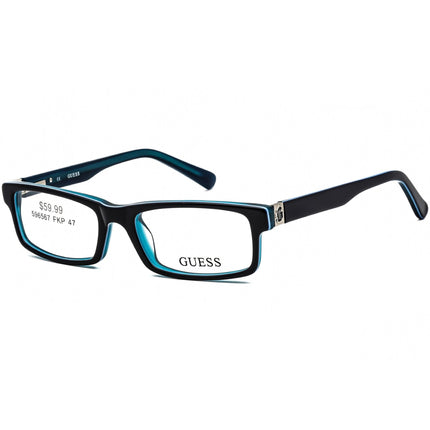 Guess Women's Eyeglasses - Clear Demo Lens Black and Blue Plastic Frame | GU 9059 B24 ,