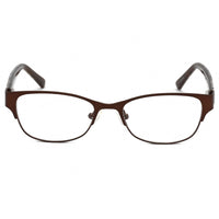 Guess Women's Eyeglasses - Clear Demo Lens Brown Rectangular Frame | GU9123-3 D96 ,
