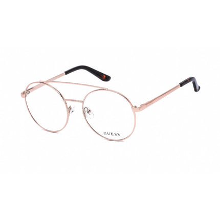 Guess Women's Eyeglasses - Clear Demo Lens Gold Metal Round Shape Frame | GU2714 032 ,