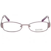 Guess Women's Eyeglasses - Clear Demo Lens Purple Plastic Oval Frame | GU9037N O24 ,