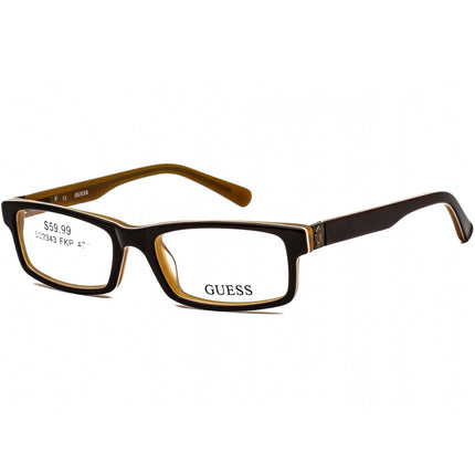 Guess Women's Eyeglasses - Clear Lens Brown Rectangular Plastic Frame | GU 9059 D96 ,