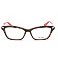 Guess Women's Eyeglasses - Clear Lens Dark Havana Plastic Cat Eye Frame | GU2797 052 ,