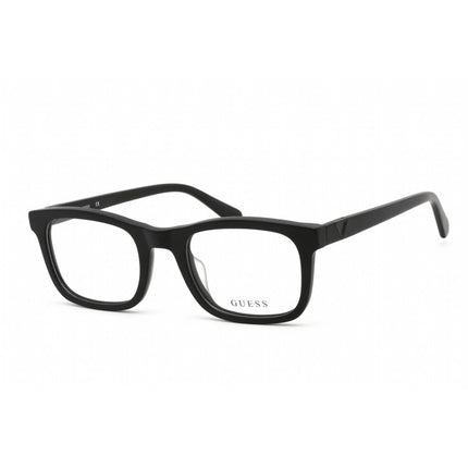 Guess Women's Eyeglasses - Clear Lens Matte Black Plastic Square Frame | GU50002 002 ,