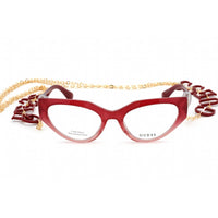 Guess Women's Eyeglasses - Clear Lens Pink Cat Eye Shaped Plastic Frame | GU2853 074 ,