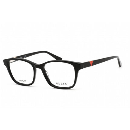 Guess Women's Eyeglasses - Clear Lens Shiny Black Plastic Square Frame | GU2810 001 ,