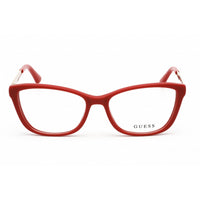 Guess Women's Eyeglasses - Clear Lens Shiny Red and Gold Cat Eye Frame | GU2721 066 ,