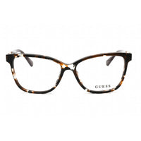 Guess Women's Eyeglasses - Dark Brown/Other Plastic Rectangular Frame | GU2832 050 ,