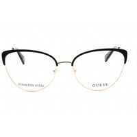 Guess Women's Eyeglasses - Full Rim Black/Other Metal Cat Eye Shaped | GU5217 005 ,