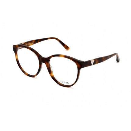 Guess Women's Eyeglasses - Full Rim Blonde Havana Plastic Round Frame | GU2847 053 ,
