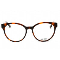 Guess Women's Eyeglasses - Full Rim Blonde Havana Plastic Round Frame | GU2909 053 ,