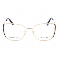 Guess Women's Eyeglasses - Full Rim Blue/Gold Metal Cat Eye Shape Frame | GU2903 092 ,