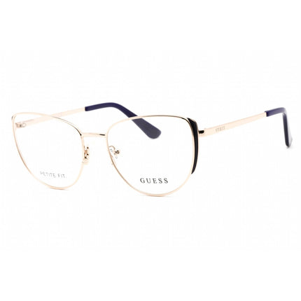Guess Women's Eyeglasses - Full Rim Blue/Other Metal Cat Eye Shape Frame | GU2904 092 ,