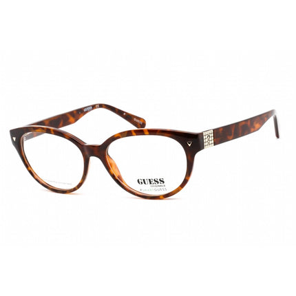Guess Women's Eyeglasses - Full Rim Cat Eye Blonde Havana Plastic Frame | GU8245 053 ,