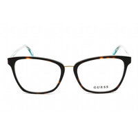 Guess Women's Eyeglasses - Full Rim Cat Eye Havana/Light Blue Plastic | GU2733 056 ,