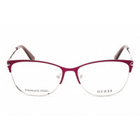 Guess Women's Eyeglasses - Full Rim Cat Eye Matte Violet Metal Frame | GU2755 082 ,