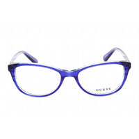 Guess Women's Eyeglasses - Full Rim Cat Eye Shape Blue Plastic Frame | GU2589 092 ,