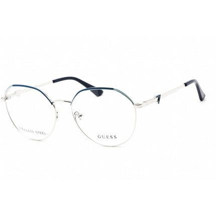 Guess Women's Eyeglasses - Full Rim Cat Eye Shiny Light Nickeltin Frame | GU2866 010 ,