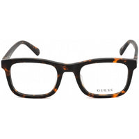 Guess Women's Eyeglasses - Full Rim Dark Havana Rectangular Shape Frame | GU50002 052 ,