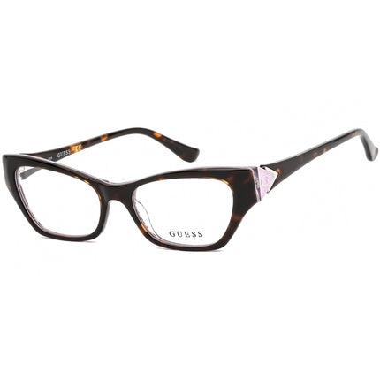 Guess Women's Eyeglasses - Full Rim Havana and Purple Cat Eye Frame | GU2747 056 ,