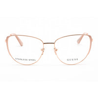 Guess Women's Eyeglasses - Full Rim Pink/Other Metal Cat Eye Shape Frame | GU2904 074 ,