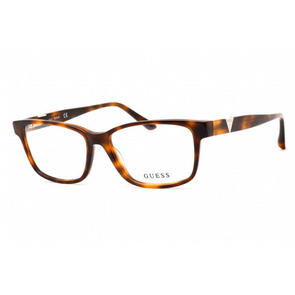 Guess Women's Eyeglasses - Full Rim Rectangular Blonde Havana Plastic | GU2848 053 ,