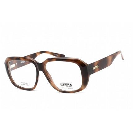 Guess Women's Eyeglasses - Full Rim Rectangular Blonde Havana Plastic | GU8240 053 ,