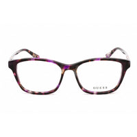 Guess Women's Eyeglasses - Full Rim Rectangular Violet Havana Plastic | GU2810 083 ,