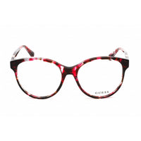 Guess Women's Eyeglasses - Full Rim Round Shape Pink Havana Plastic Frame | GU2847 074 ,
