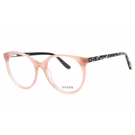 Guess Women's Eyeglasses - Full Rim Shiny Beige Plastic Cat Eye Frame | GU2928 057 ,