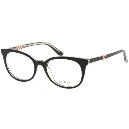 Guess Women's Eyeglasses - Full Rim Shiny Black Cat Eye Shaped Frame | GU2732 001 ,
