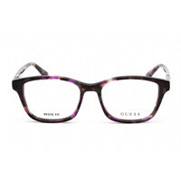 Guess Women's Eyeglasses - Full Rim Violet and Brown Rectangular Frame | GU2810 083 ,