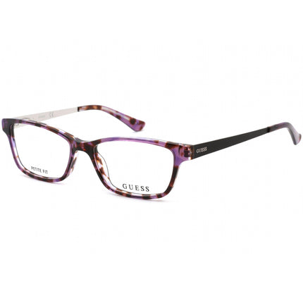 Guess Women's Eyeglasses - Full Rim Violet/Black/Brown Plastic Frame | GU2538 083 ,