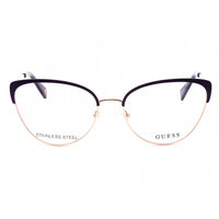 Guess Women's Eyeglasses - Full Rim Violet/Other Metal Cat Eye Frame | GU5217 083 ,