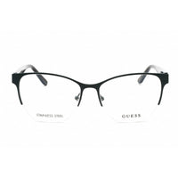Guess Women's Eyeglasses - Half Rim Cat Eye Shape Matte Blue Metal Frame | GU2873 091 ,
