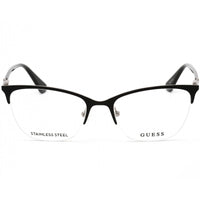 Guess Women's Eyeglasses - Half Rim Matte Black Cat Eye Shape Metal Frame | GU2787 002 ,