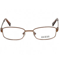 Guess Women's Eyeglasses - Matte Dark Brown Rectangular Shaped Frame | GU2524 049 ,