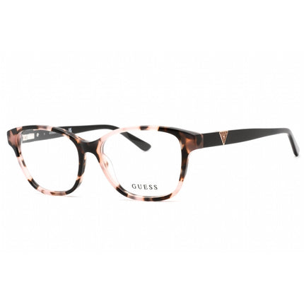 Guess Women's Eyeglasses - Rectangular Pink Havana/Black Plastic Frame | GU2925 074 ,